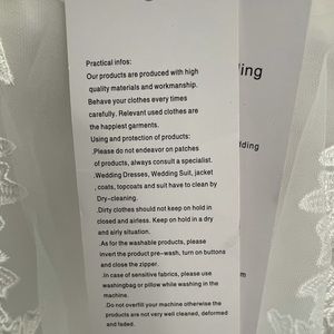 Beautiful and brand new white wedding dress.